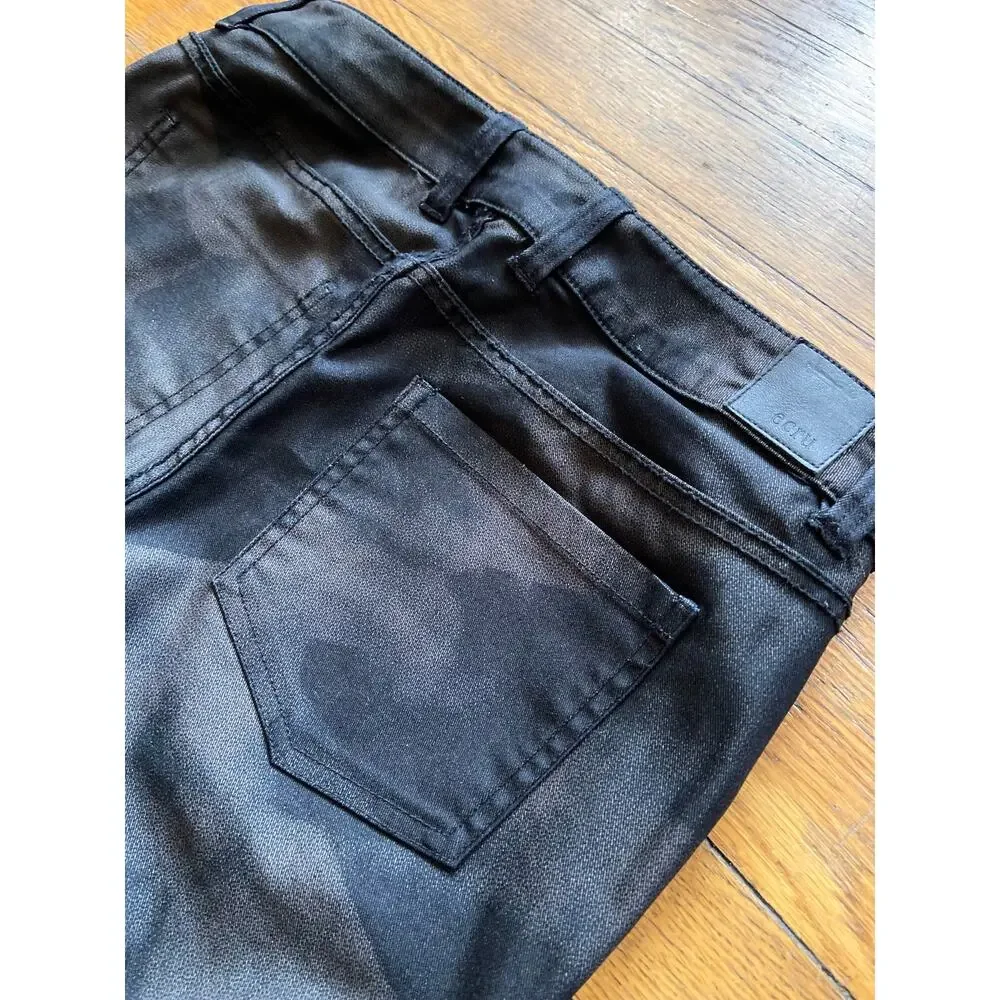 ECRU Low-Rise Camo/Black Reversible Stretch Pants sz 29